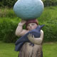  Woman, Egg and Crow 2013 H.1.5m Oil on limewood